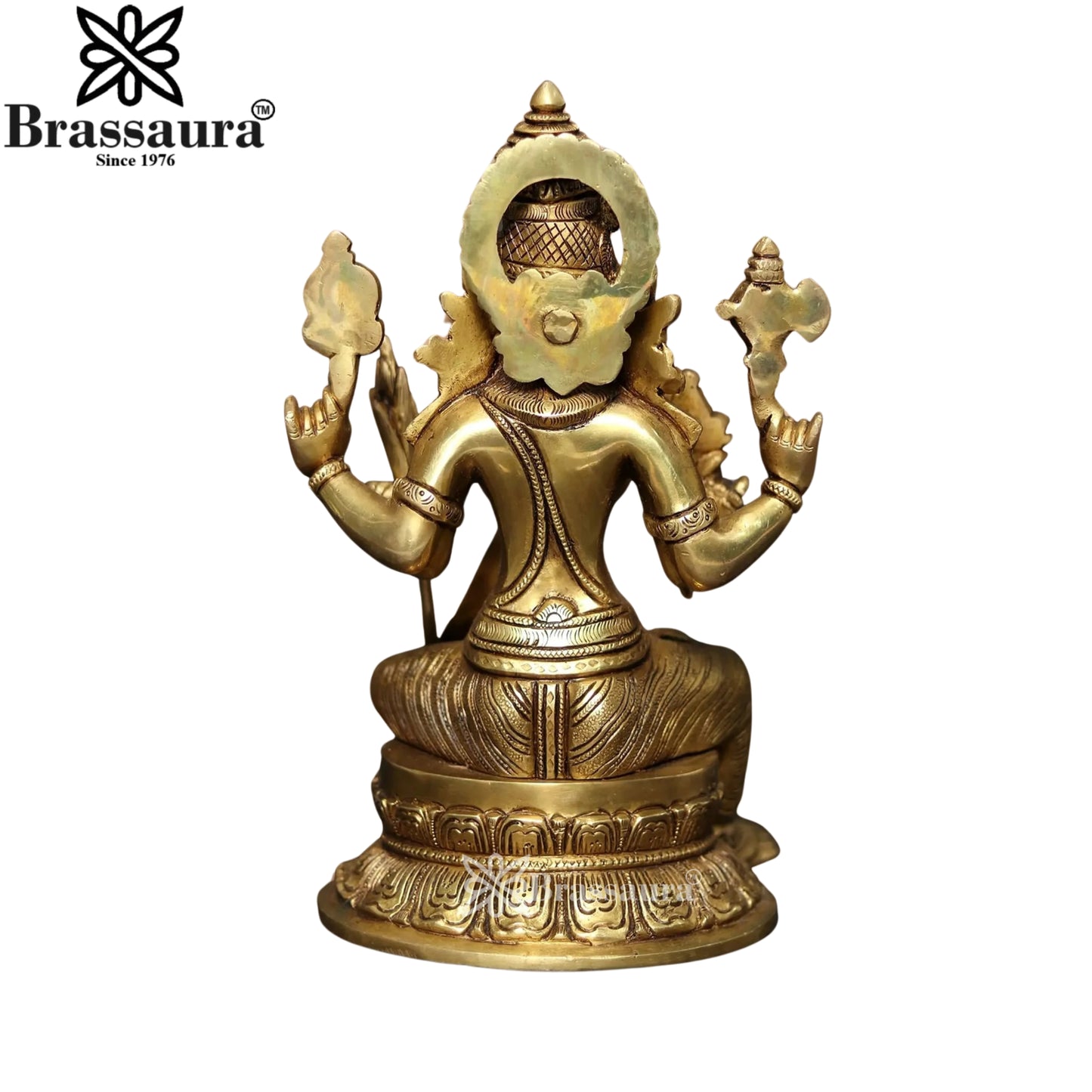 Brass Super Fine Lakshmi Murti Weight 5.5 Kg And Height 10.5 Inch