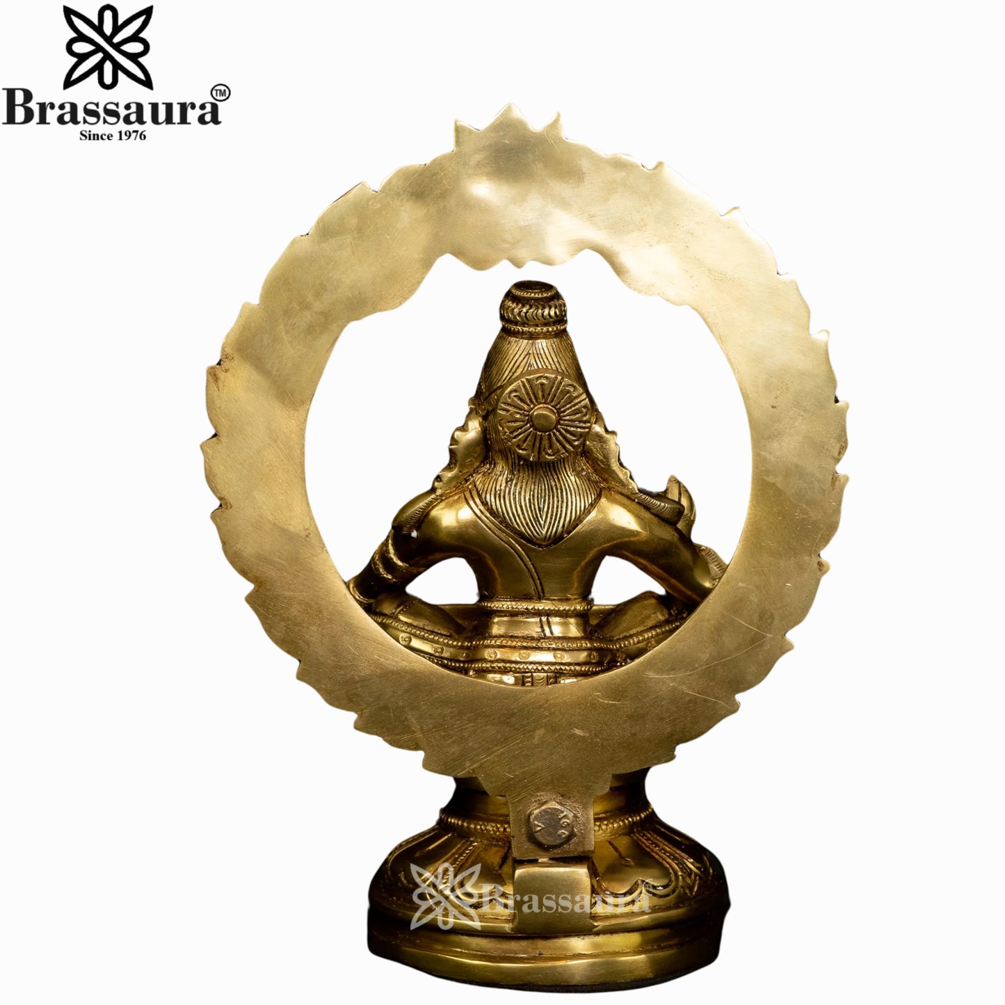 Brass Ayyappan Statue Weight 3 Kg And Height 10 Inch
