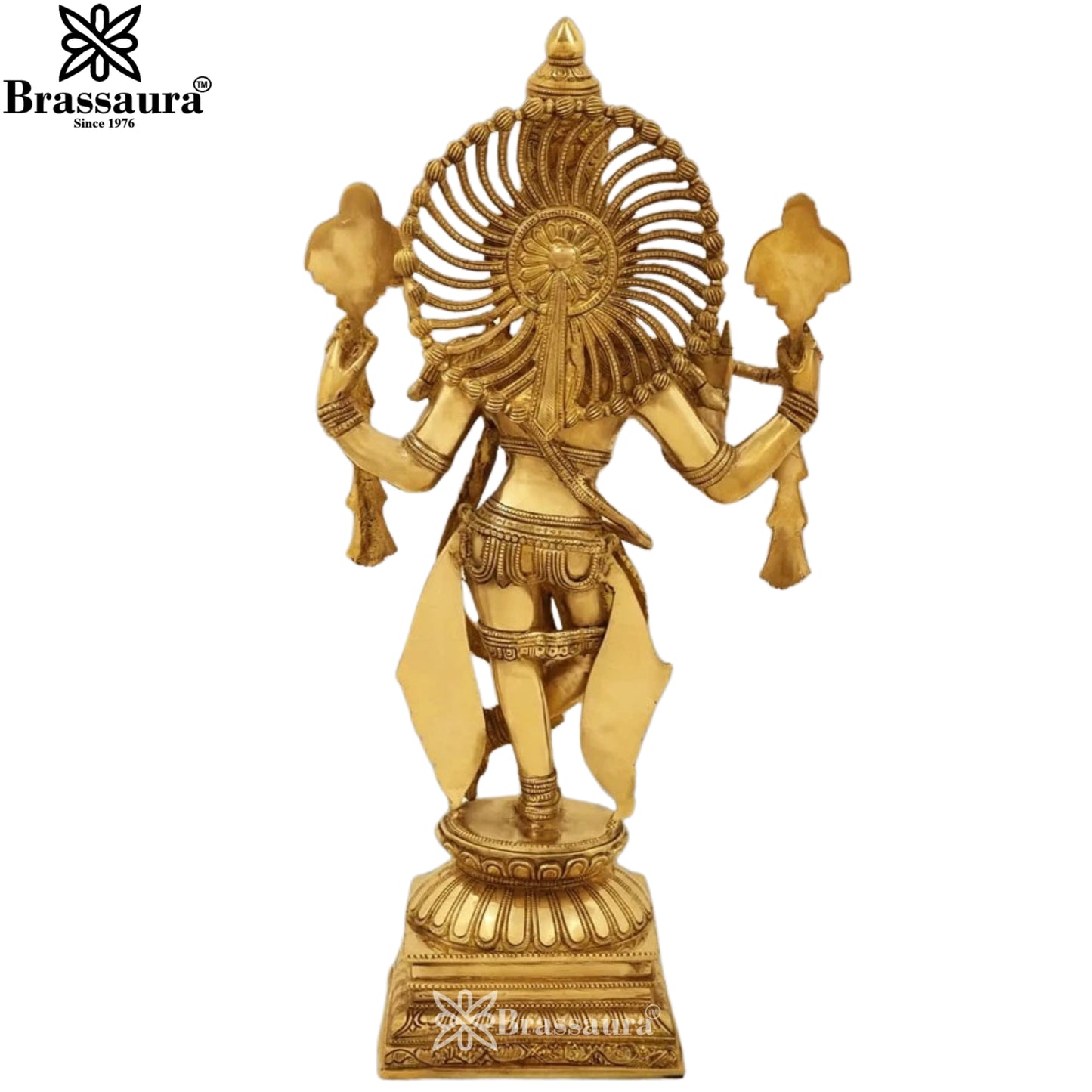 Brass Krishna Murti Weight 14 Kg And Height 24 Inch