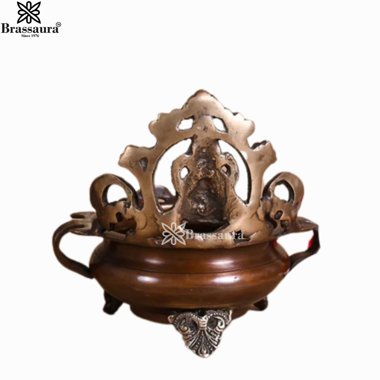 Brass Ganesh Urli For Home Décor And Gift Items Weight 1.5 kg Height 7 Inch