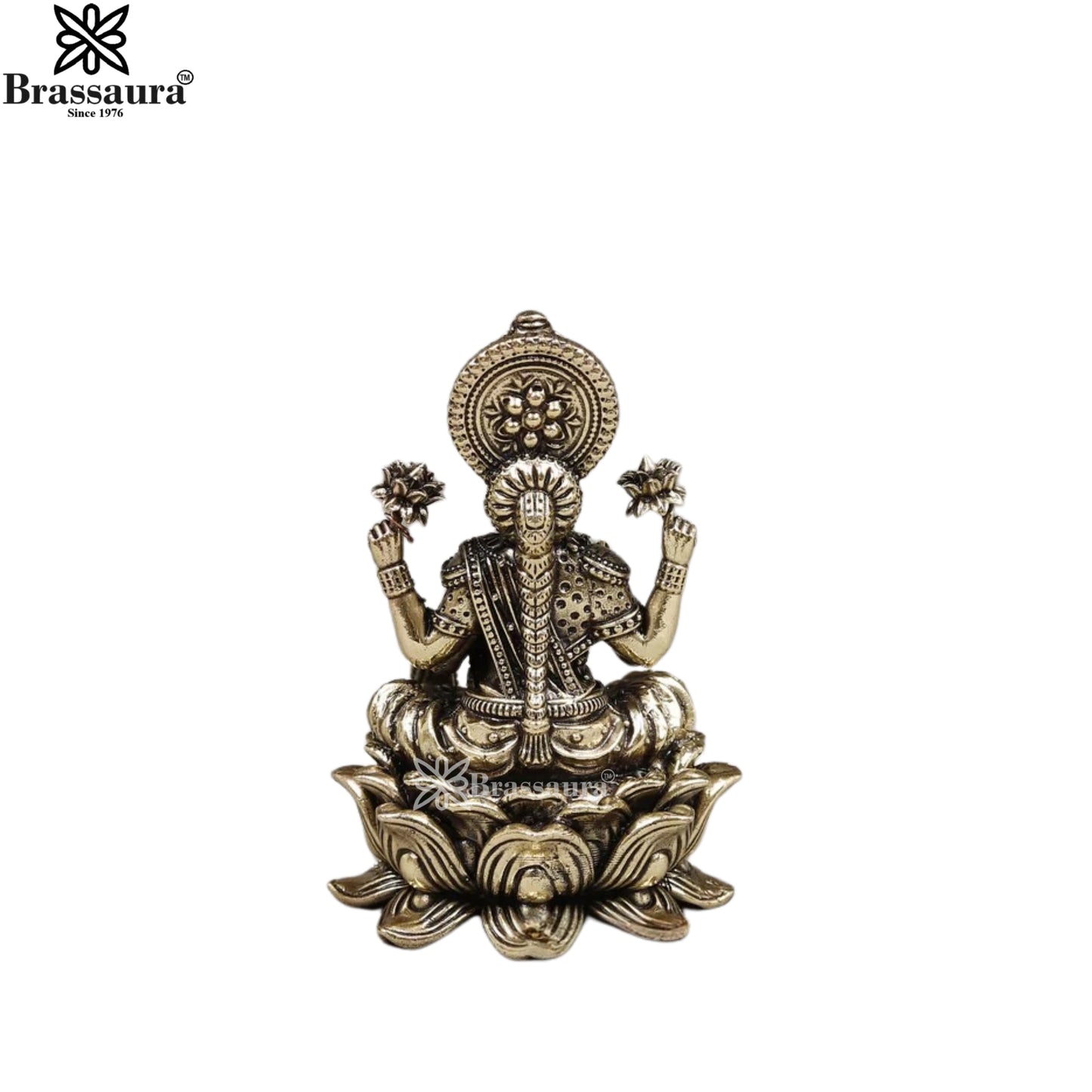 Brass Super Fine Lakshmi Murti Weight .244 Kg And Height 3 Inch