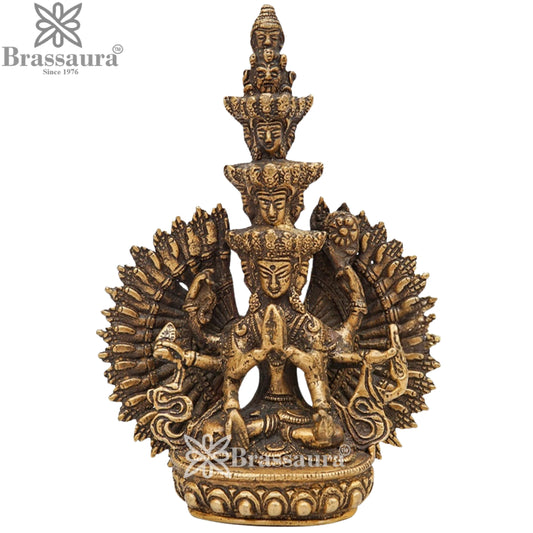 Brass Artistic Tara Weight 1 Kg & Height 7 Inch