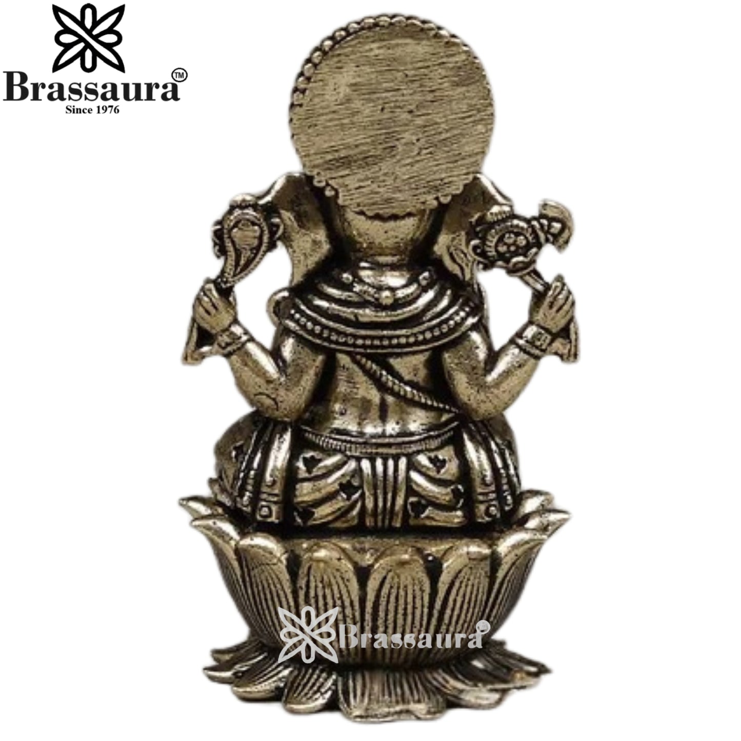 Brass Super fine Ganesha Statue Weight .064 Kg And Height 2.5 Inch