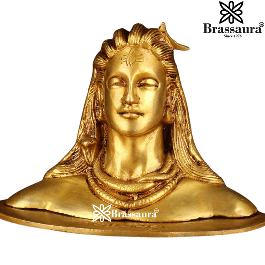 Brass Royal Golden Shiva Weight 4 Kg & Height 4.5 Inch