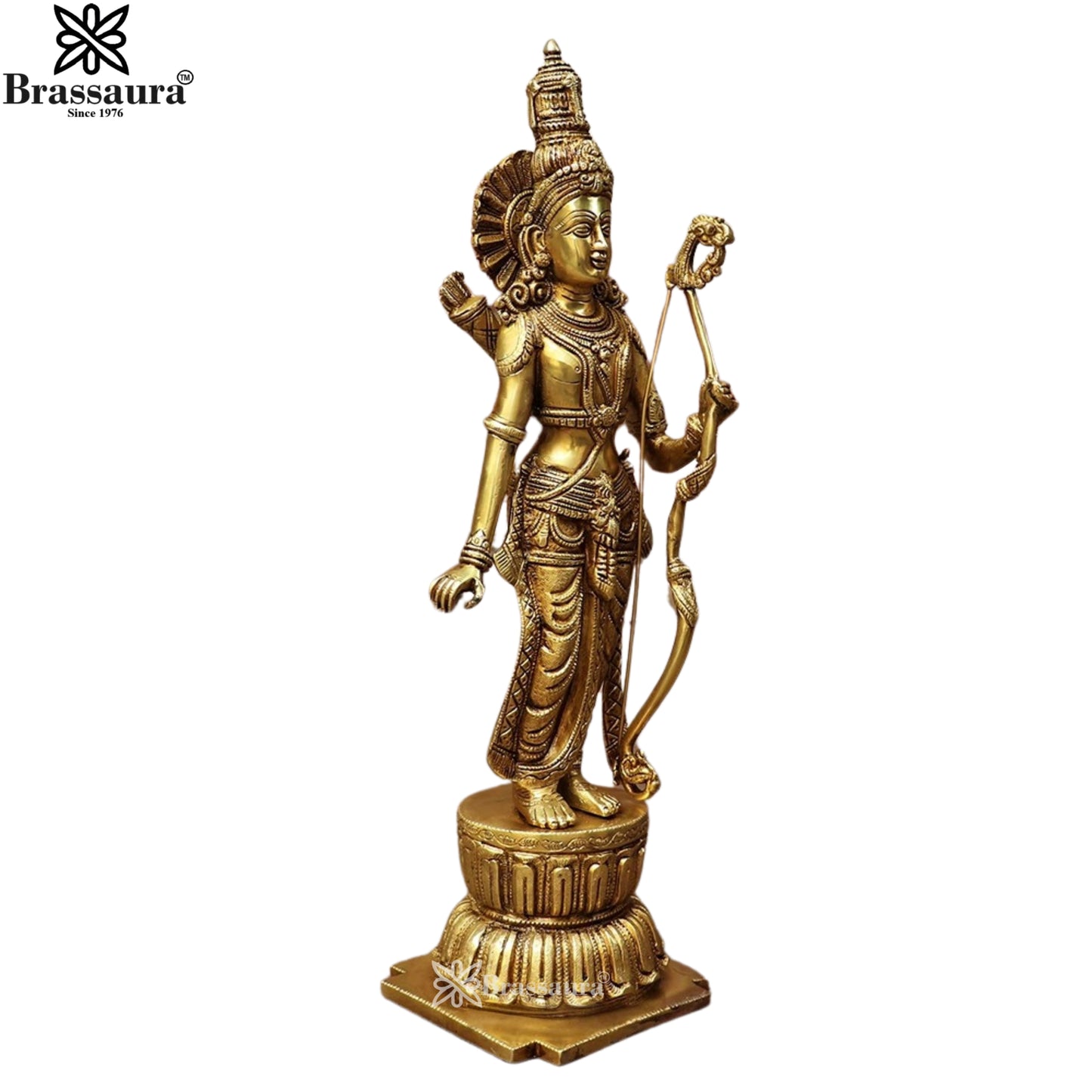 Brass Ram Darbar Statue Weight 35 Kg And Height 23 Inch