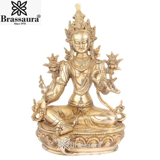 Brass Classic Tara Weight 4.5 Kg & Height 14 Inch