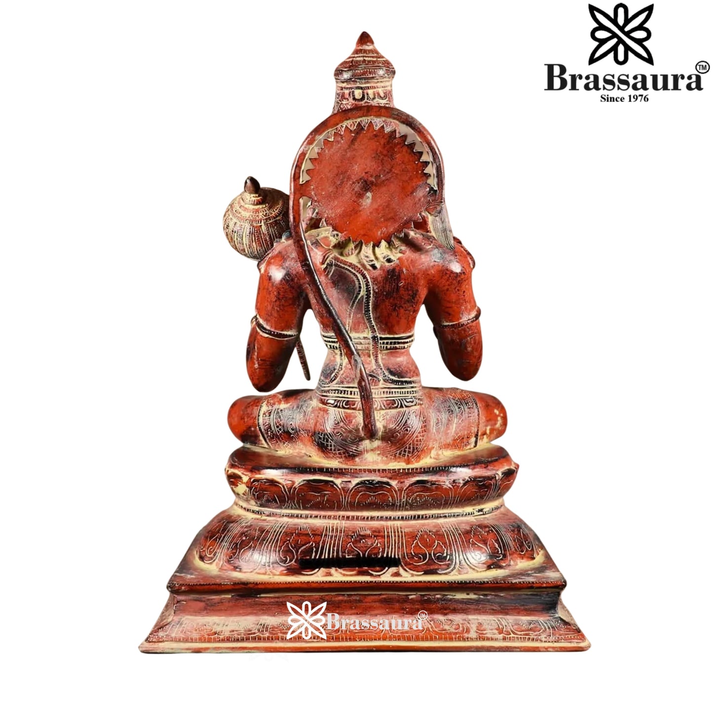 Brass Hanuman Statue Weight 14.5 Kg And Height 18 Inch