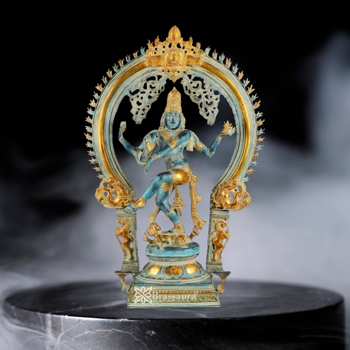 Brass Vintage Dancing Natraj Statue Weight 20 Kg And Height 28 Inch