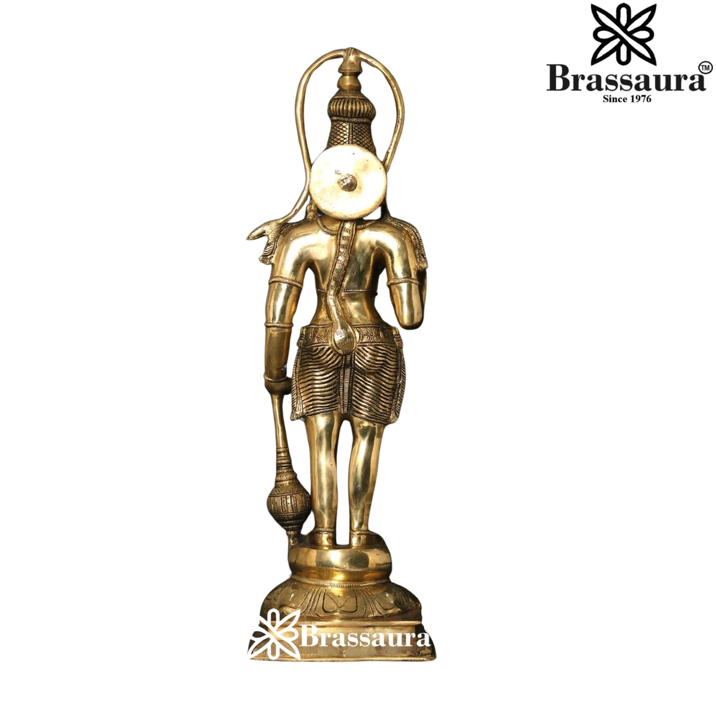 Brass Hanuman Statue Weight 12 Kg And Height 27 Inch