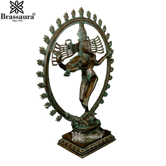 Bronze Dancing Natraj Statue Weight 65 Kg And Height 44 Inch