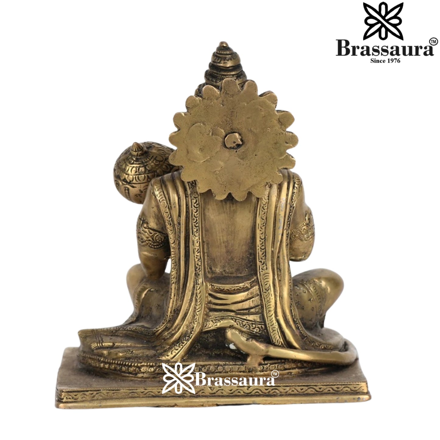 Brass Aashirwaad Mudra Hanumaan Statue Weight 3.7 Kg And Height 8 Inch