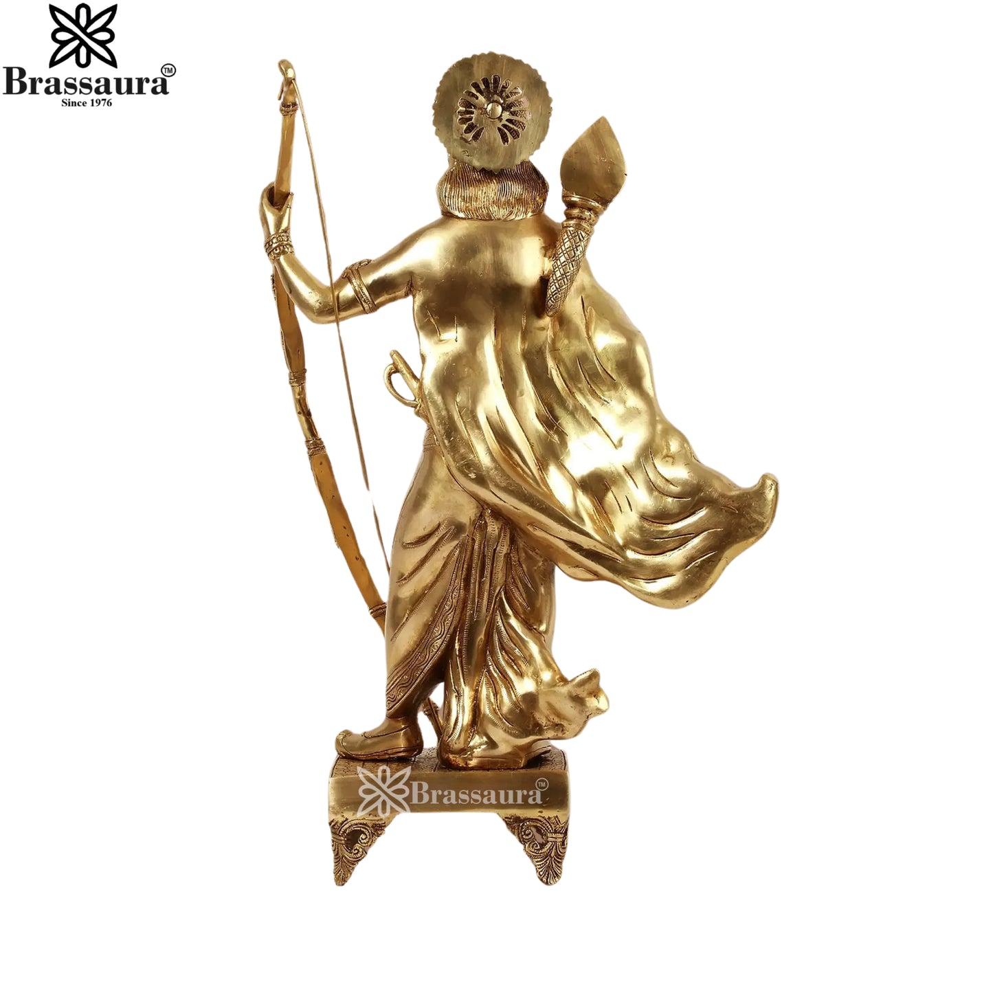 Brass Ram Statue Weight 16 Kg And Height 24 Inch