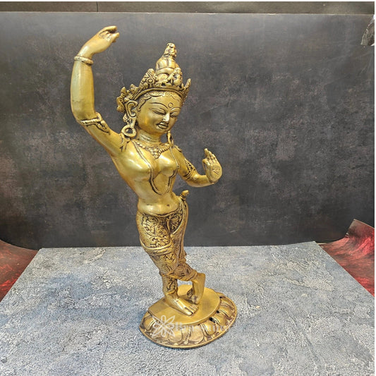Brass Classic Tara Weight 4.6 Kg & Height 18Inch
