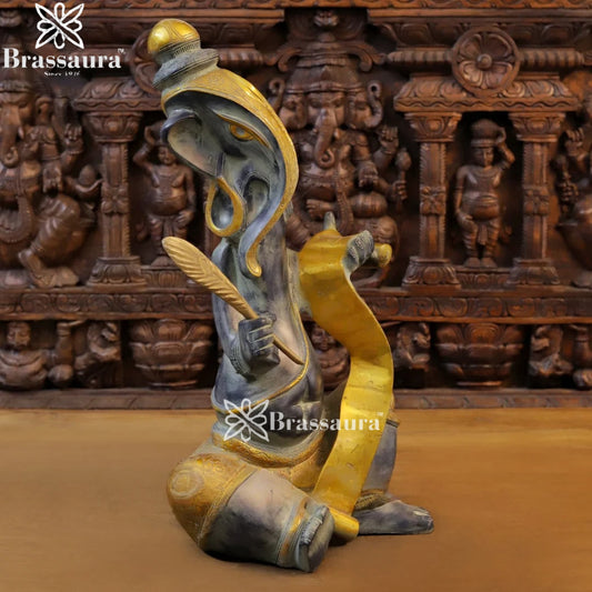 Brass Modern Ganesha Weight 14.1 Kg & Height 22 Inch