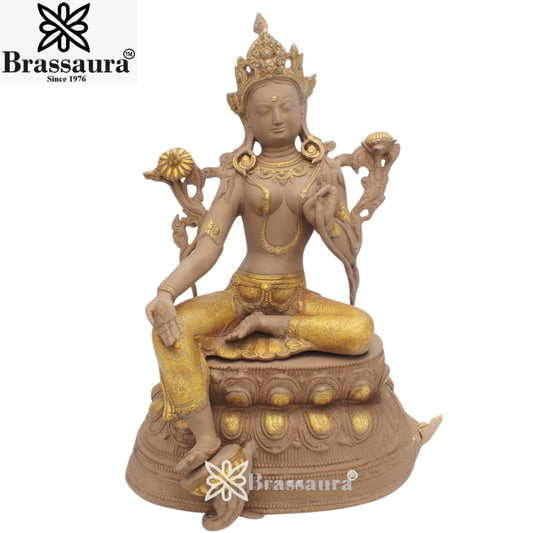 Brass Classic Tara Weight 12 Kg & Height 17 Inch