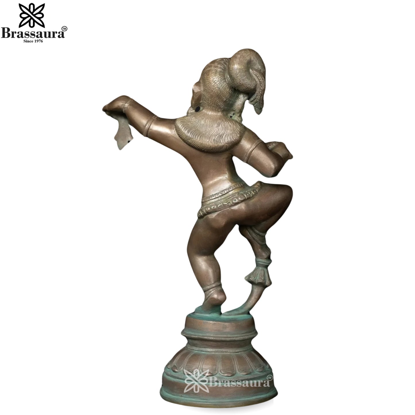 Brass Bal Krishna Murti Weight 3.3 Kg And Height 11 Inch
