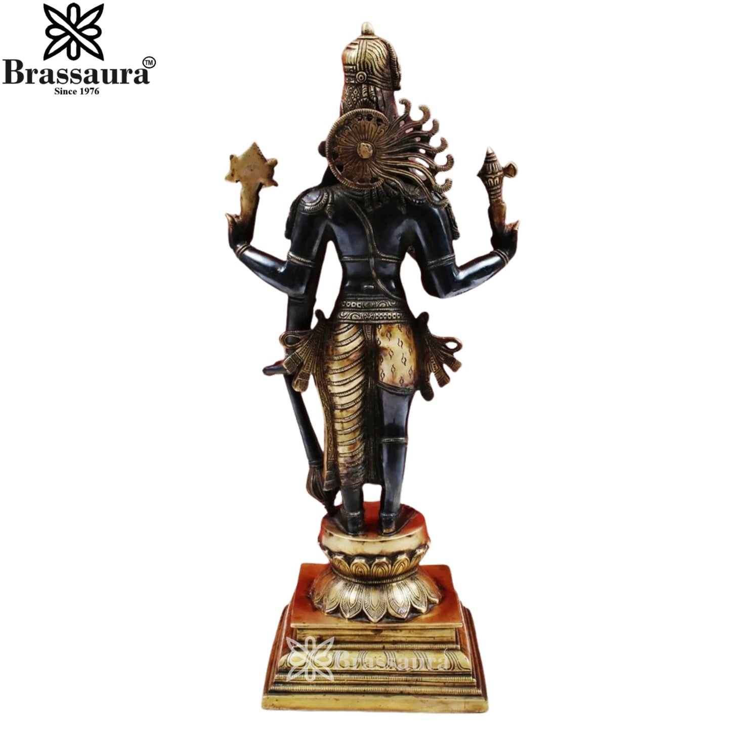 Brass Vishnu Harihara Statue Weight 10 Kg And Height 21.5 Inch