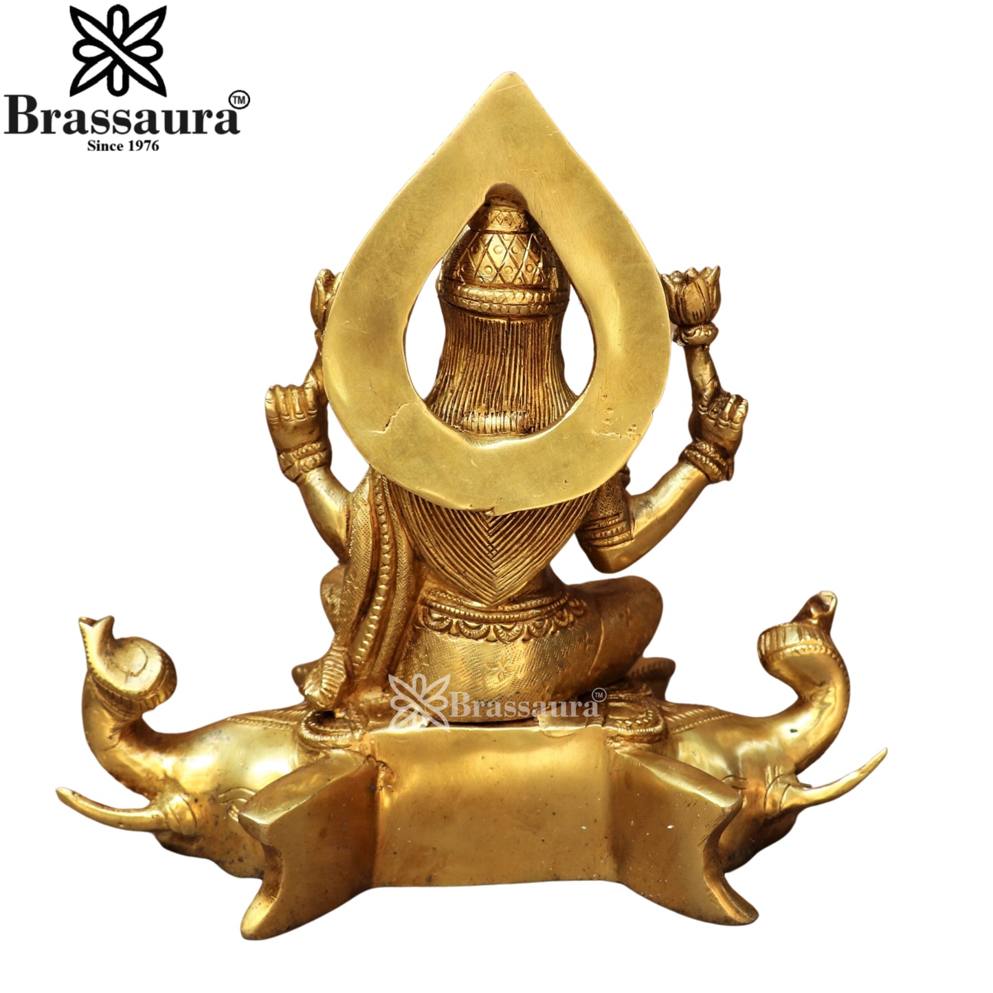 Brass Lakshmi Murti Weight 4 Kg And Height 9 Inch