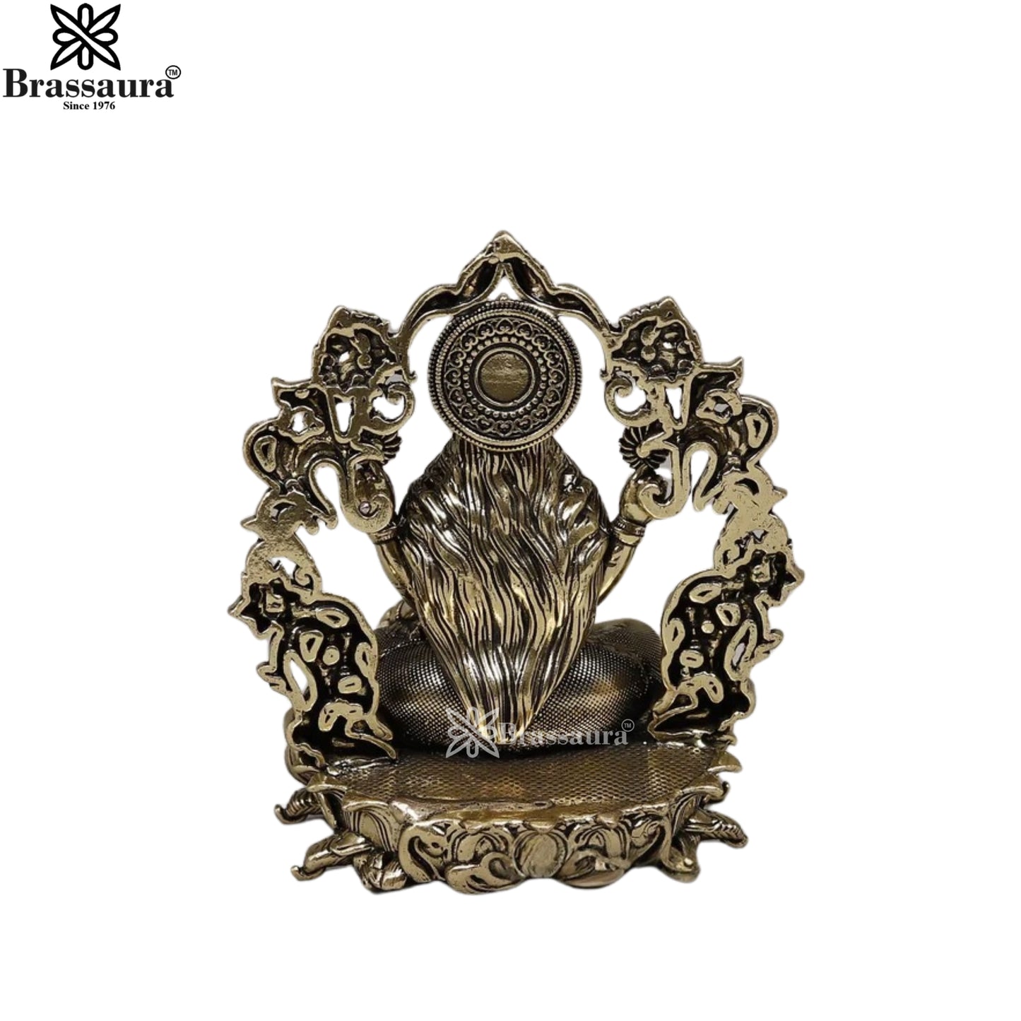 Brass Super Fine Lakshmi Murti Weight .308 Kg And Height 4 Inch