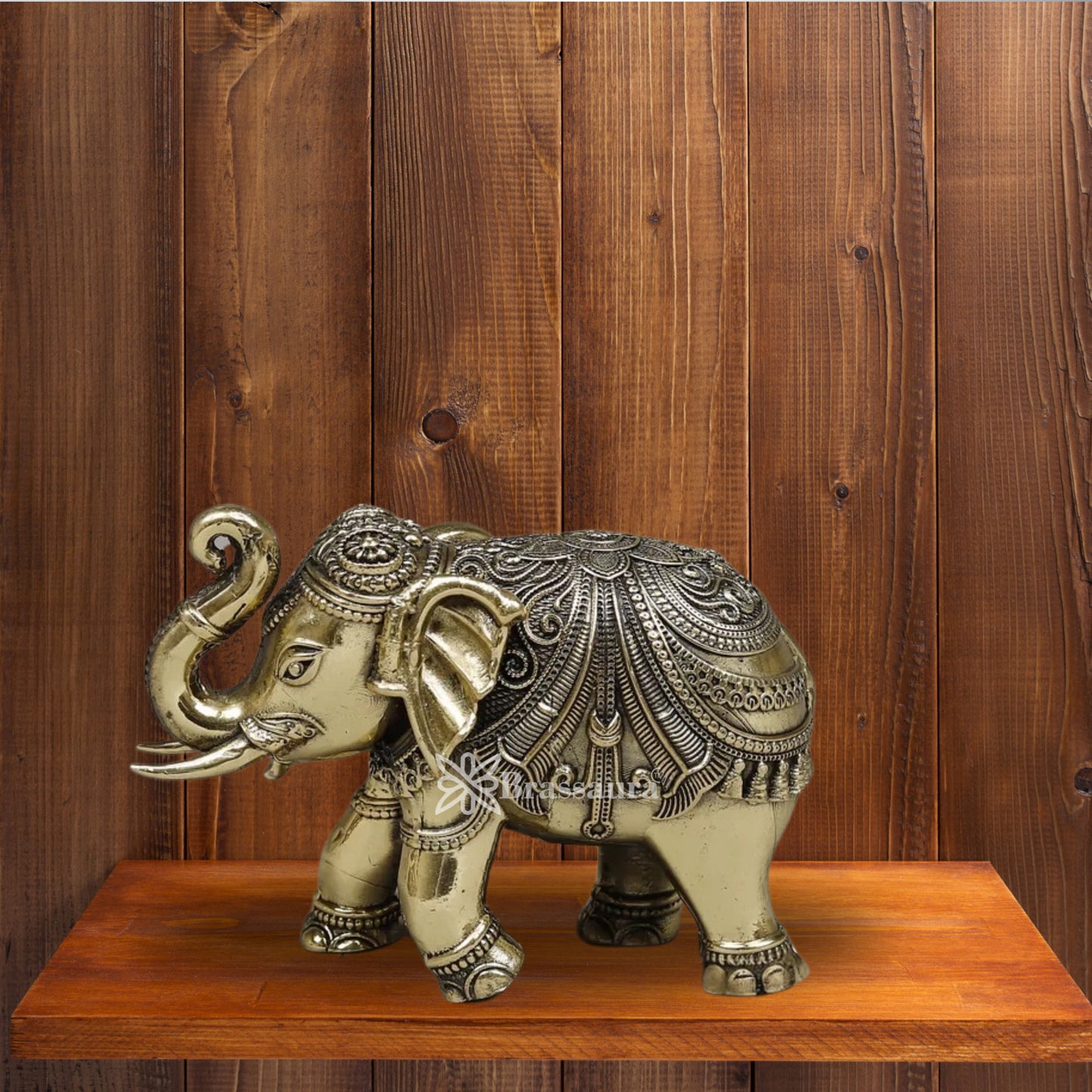 Brass Super Fine Elephant For Home Décor And Gift Items Weight 0.210 kg Height 3 Inch