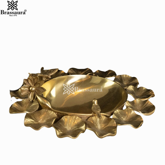 Brass Urli For Home Décor And Gift Items Weight 4.5 kg Height 5 Inch