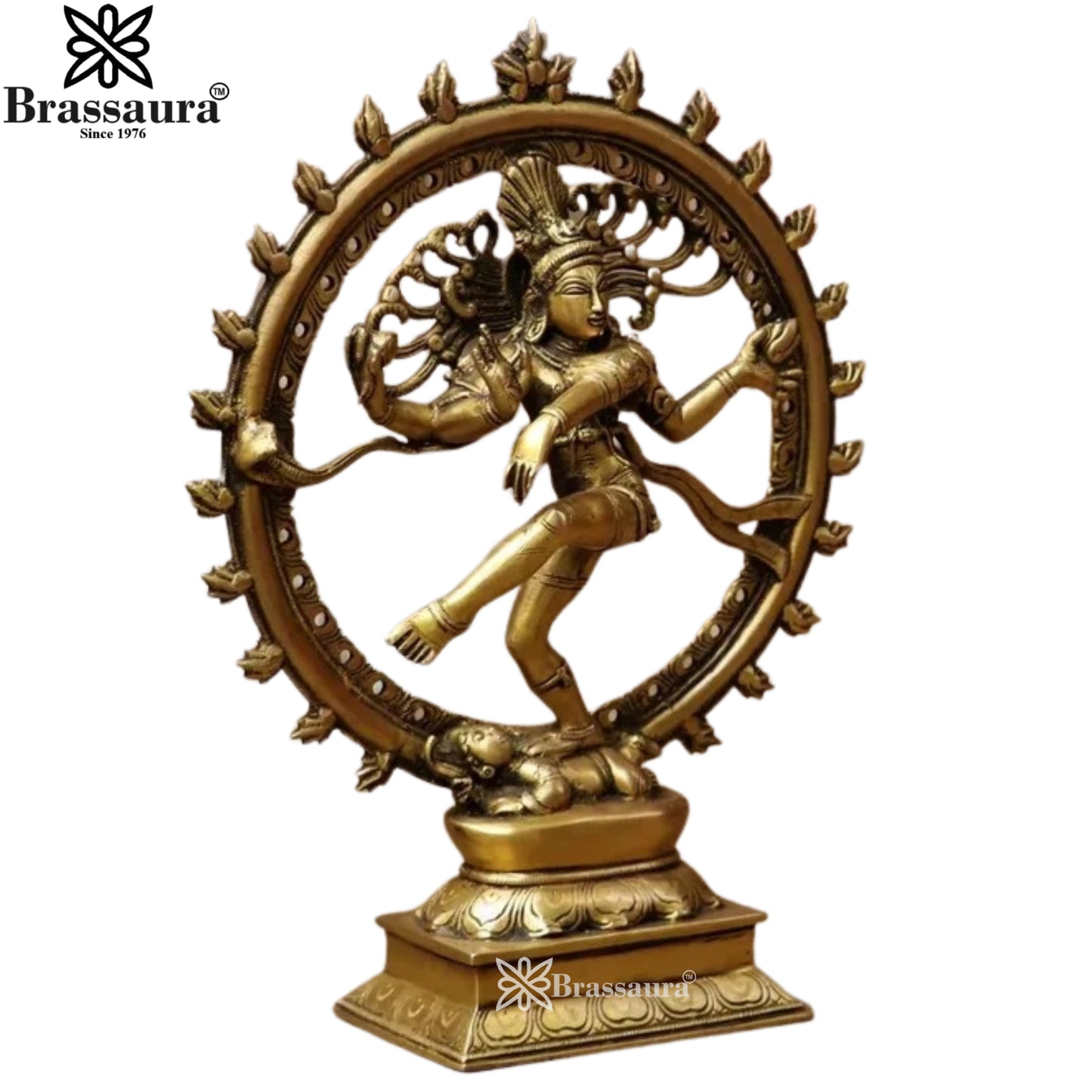 Brass Dancing Natraj Statue Weight 3.5 Kg And Height 10 Inch
