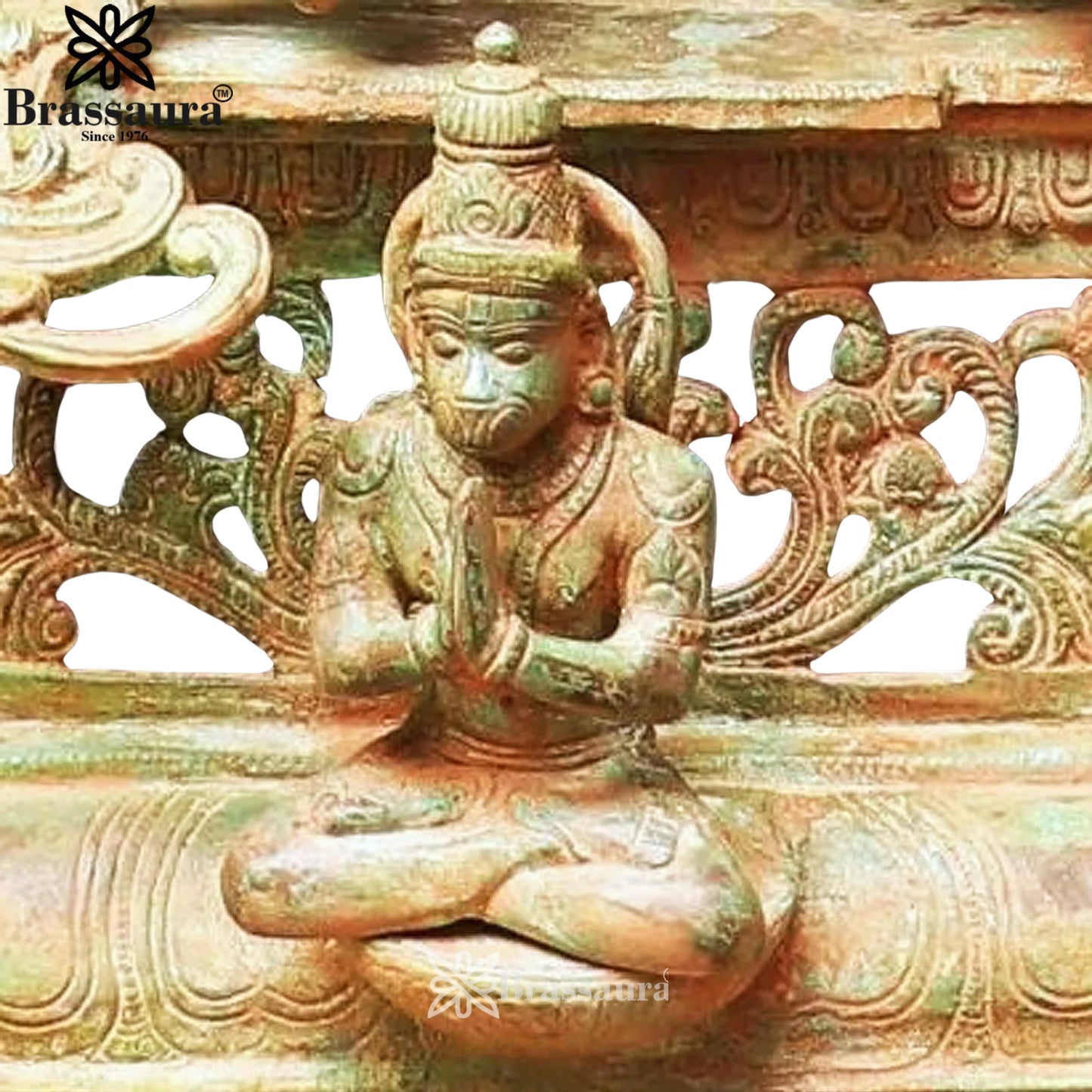 Brass Vishnu Statue Weight 35 Kg And Height 28 Inch
