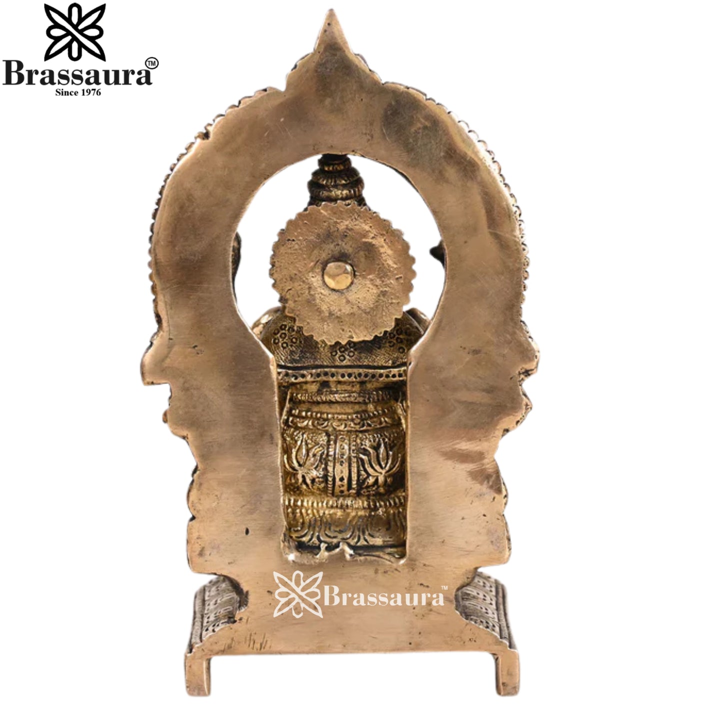 Brass Ganesha Statue Weight 1.73 Kg & Height 7.5 Inch