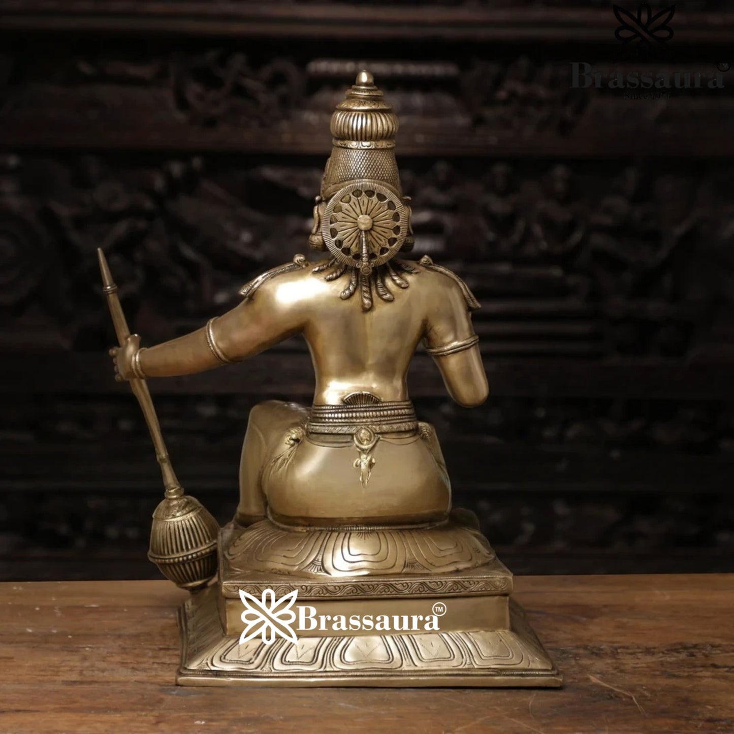 Brass Hanuman Statue Weight 28 Kg And Height 23 Inch