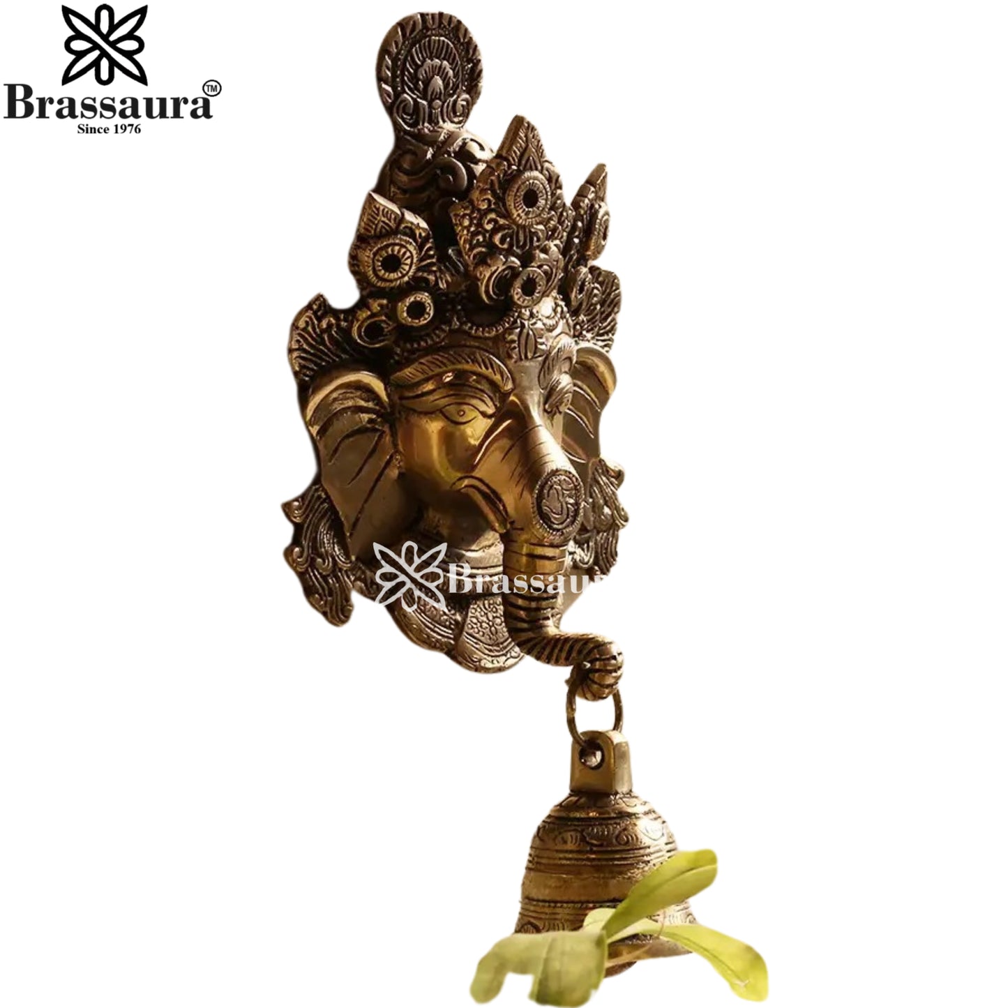 Brass Ganesha Statue Weight 2 Kg And Height 10 Inch
