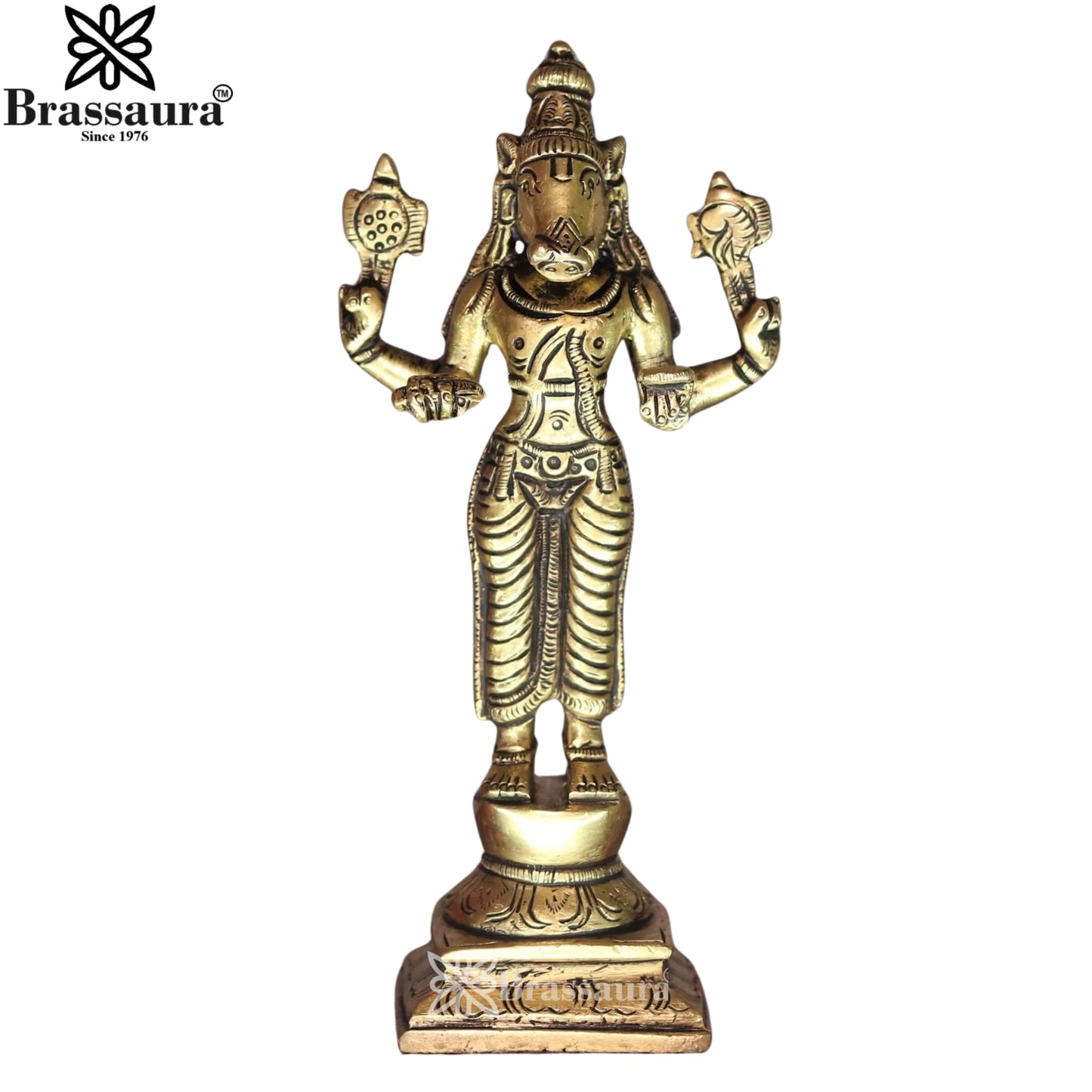 Brass Dashavatar Vishnu Statue Weight 5 Kg And Height 6 Inch