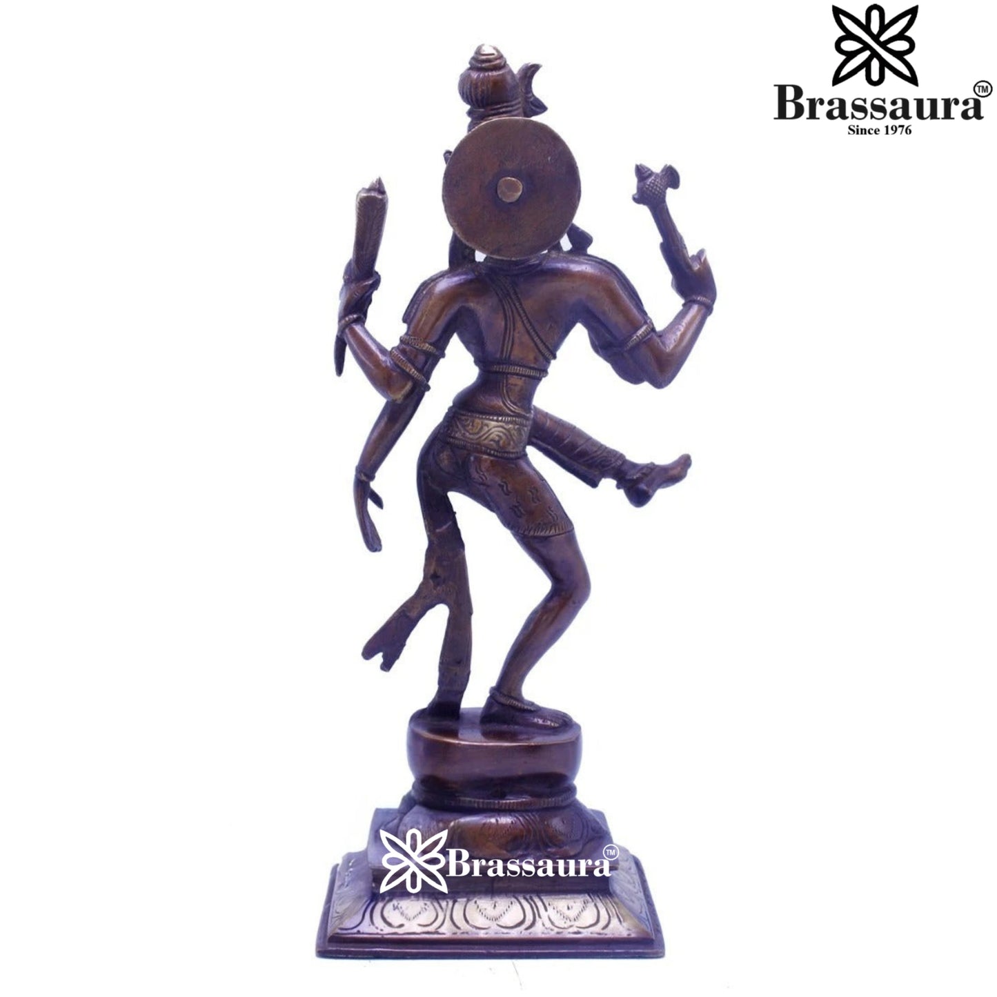 Brass Elegant Aardhnareshwar Statue Weight 3.1 kg & Height 13 Inch