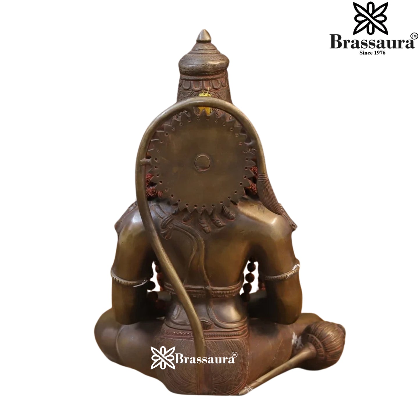 Brass Hanuman Statue Weight 8.36 Kg And Height 13 Inch