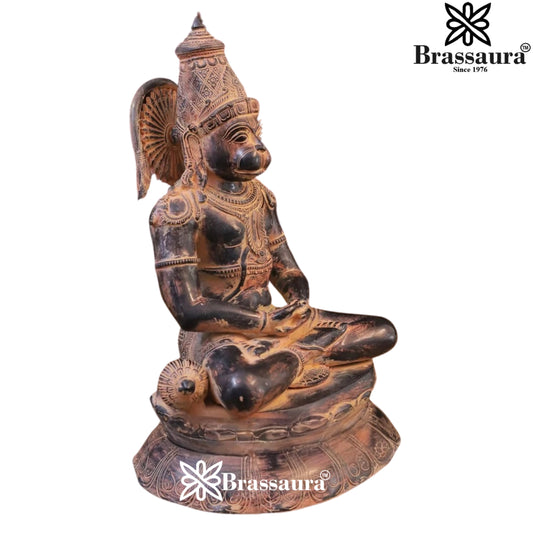 Brass Hanuman Statue Weight 12 Kg And Height 16 Inch