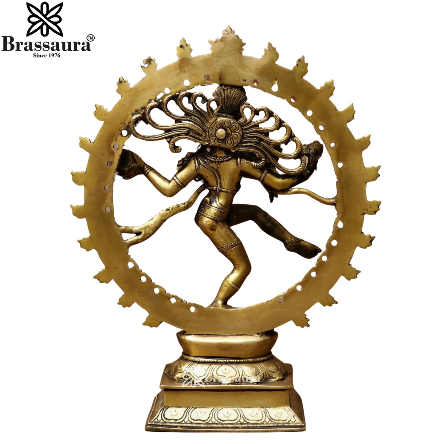 Brass Dancing Natraj Statue Weight 4 Kg And Height 13 Inch
