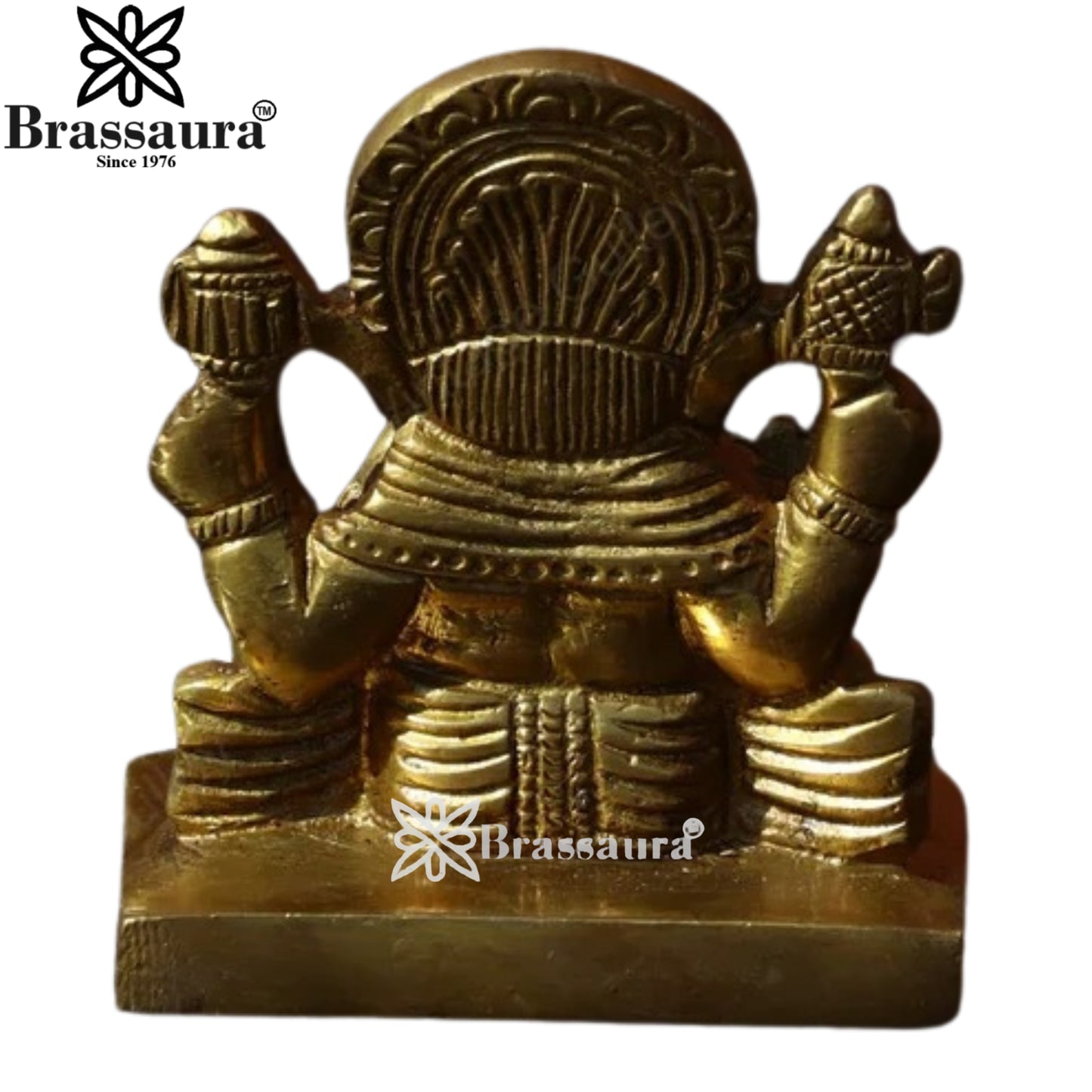 Brass Ganesha Statue Weight .43 Kg And Height 3 Inch