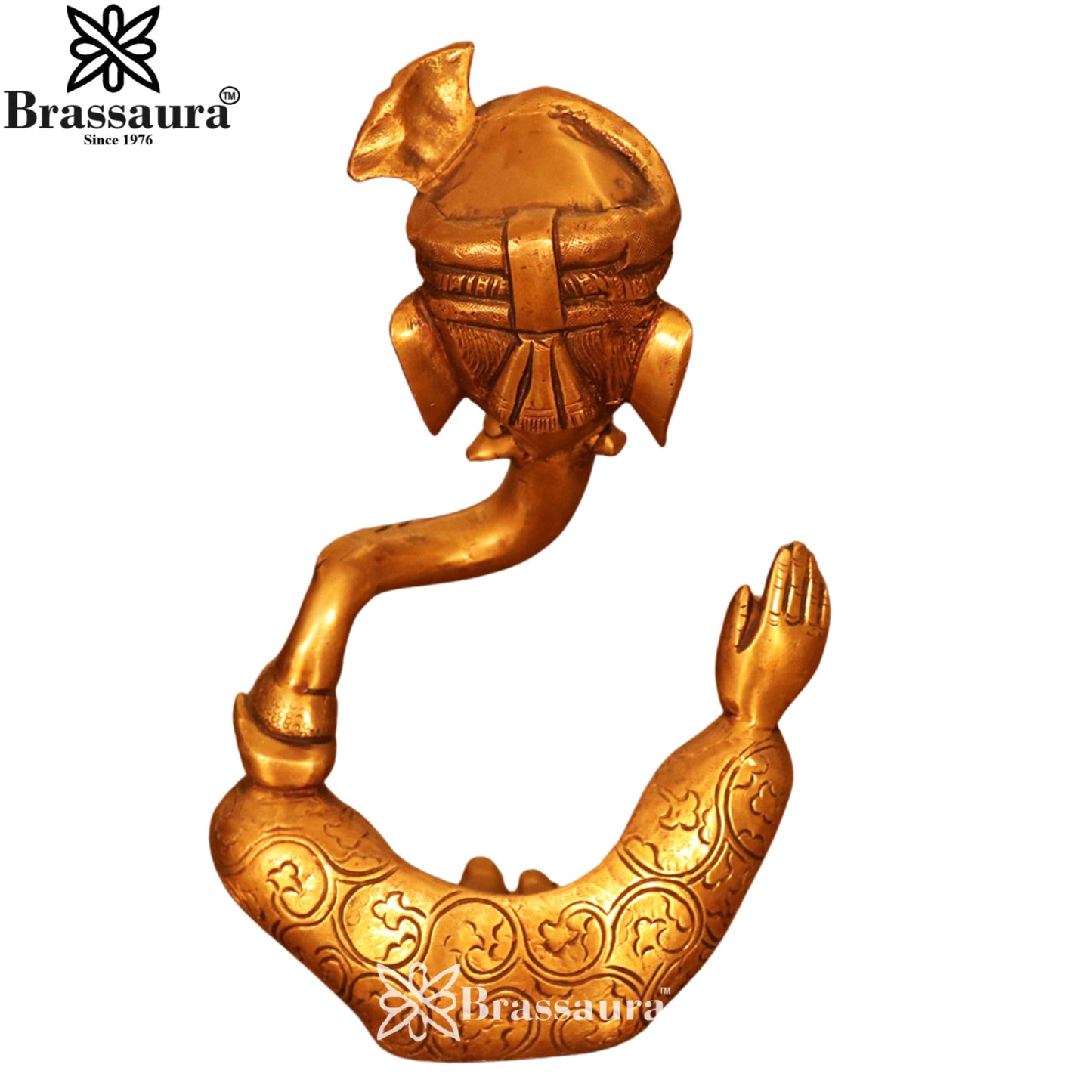 Brass Modern Ganesha Weight 2.9 Kg & Height 11 Inch