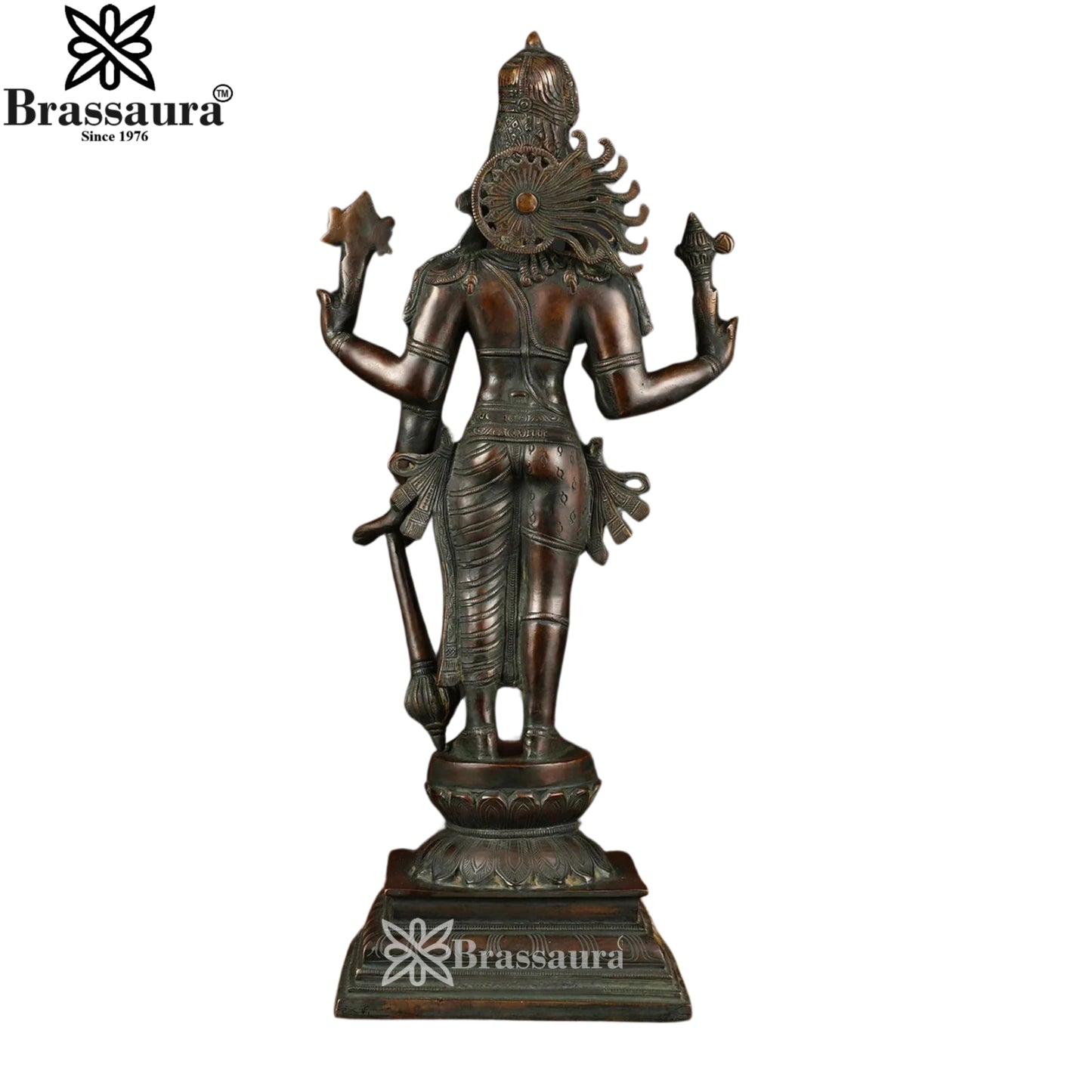 Brass Vishnu Harihara Statue Weight 10 Kg And Height 21.5 Inch