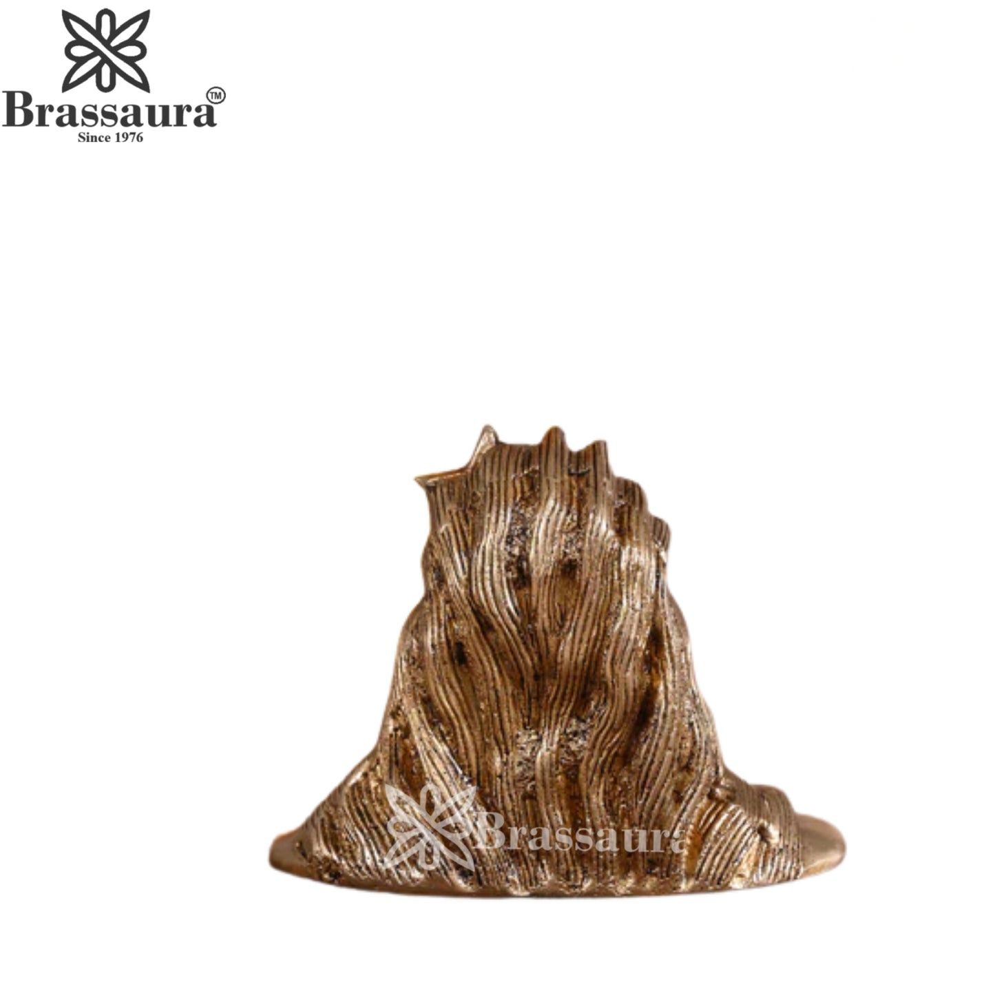 Brass Adi Yogi Lord Shiva Statue Weight .74 Kg And Height 4 Inch