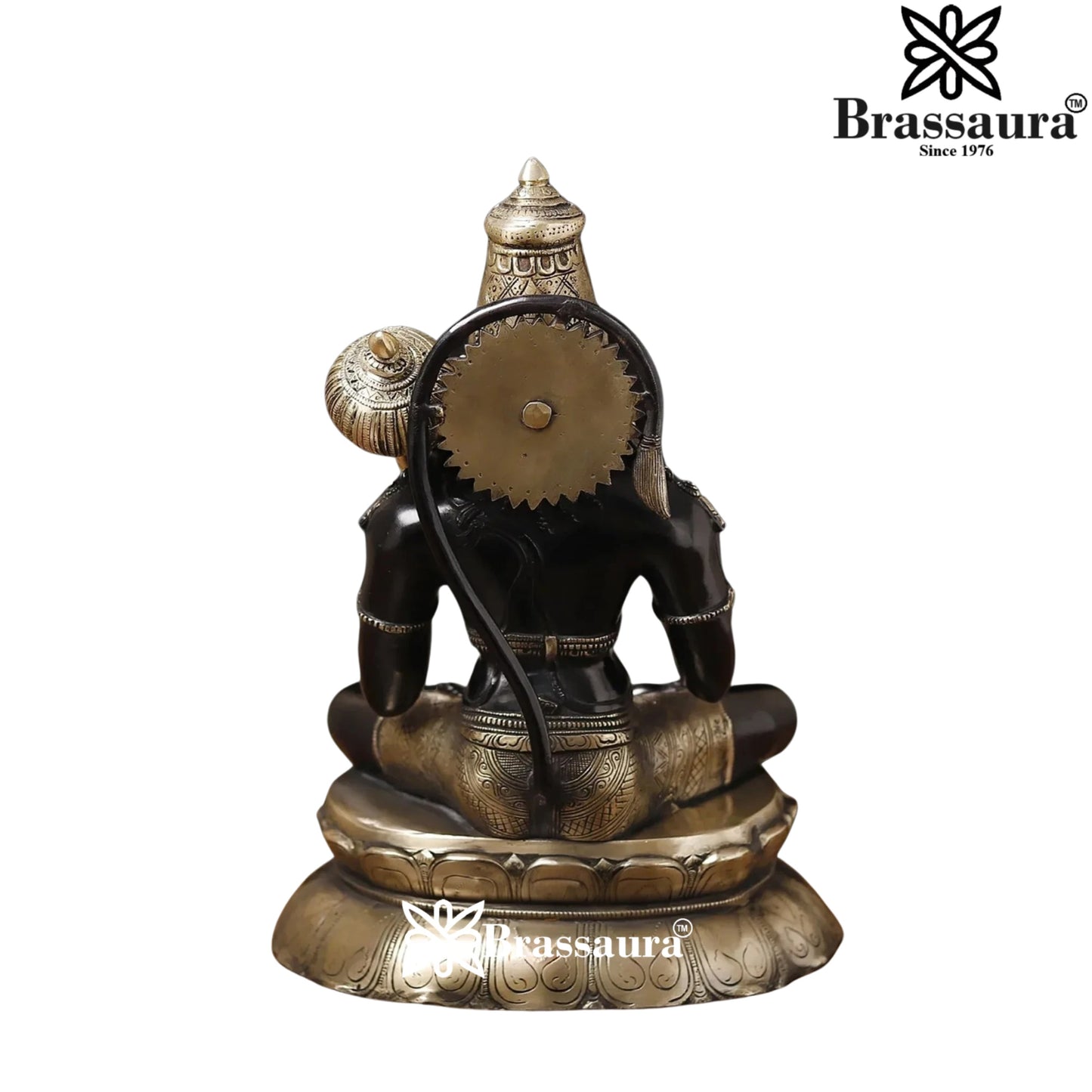 Brass Aashirwaad Mudra Hanuman Statue Weight 12 Kg And Height 16 Inch