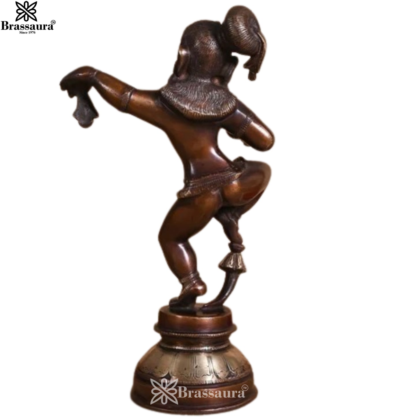 Copper Bal Gopal Krishna Murti Weight 3.15 Kg And Height 11 Inch