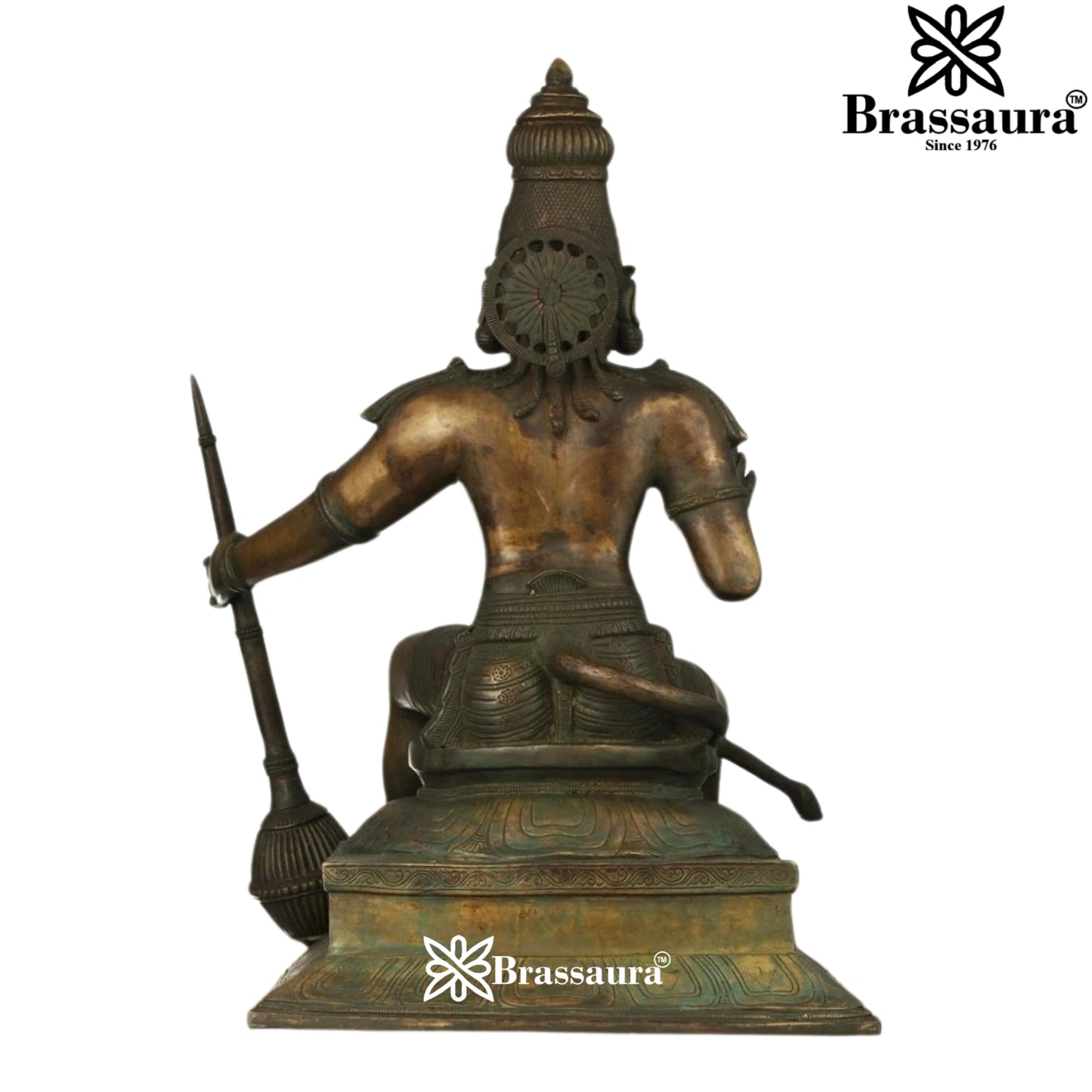 Brass Vintage Hanuman Statue Weight 28 Kg And Height 23 Inch