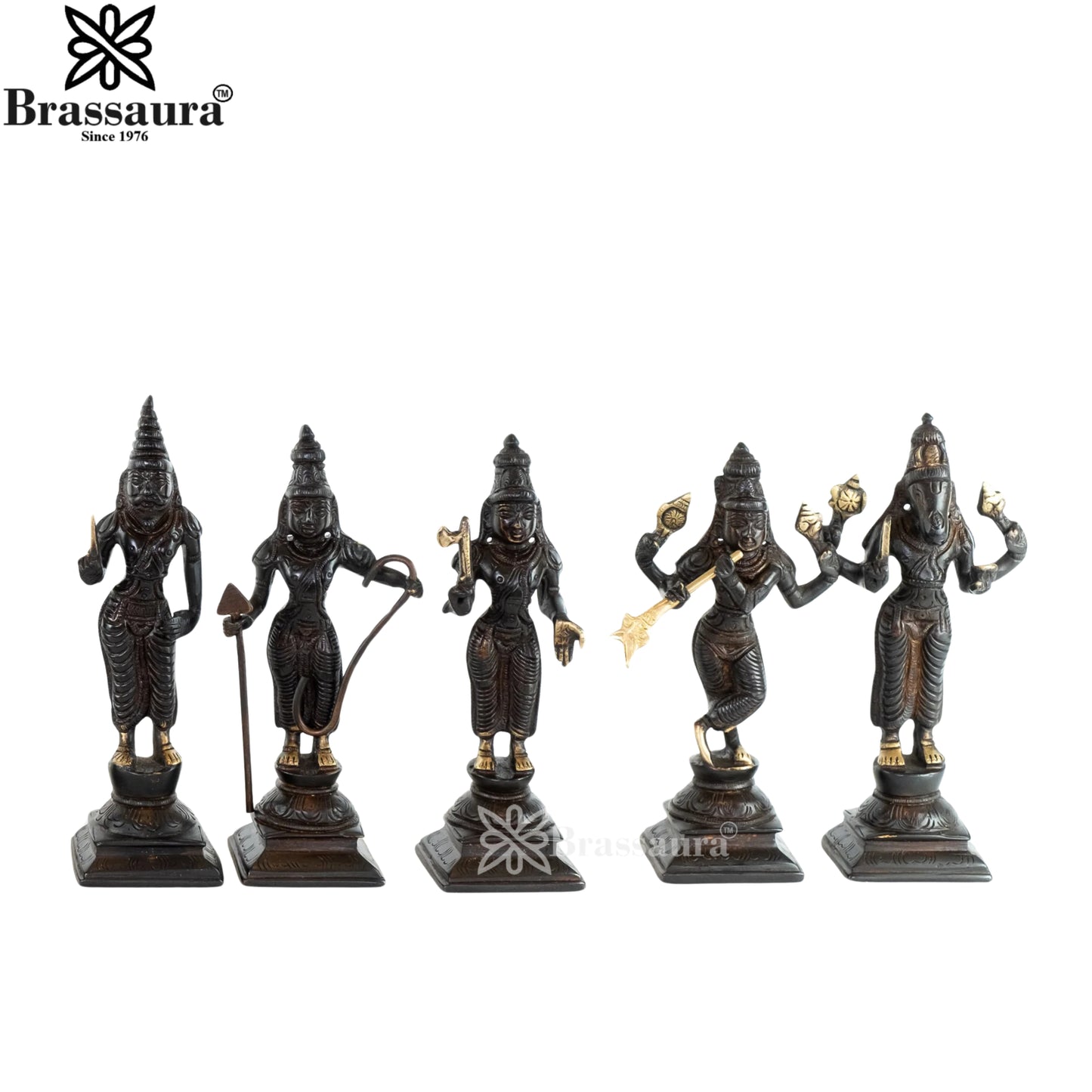 Brass Vishnu Dashavatar Statue Weight 4.6 Kg And Height 6 Inch