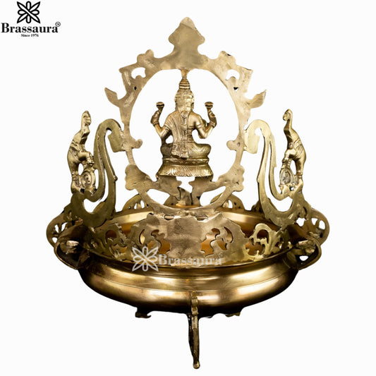Brass Laxmi Urli For Home Décor And Gift Items Weight 13.5 kg Height 19 Inch