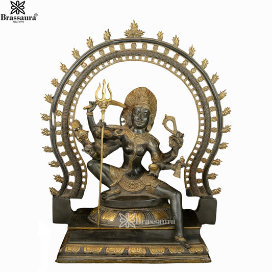 Brass Kali Ma Statue Weight 26 Kg And Height 26 Inch