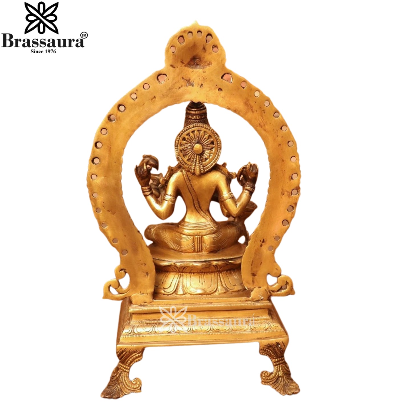 Brass Saraswati Statue Weight 4.9 Kg And Height 13 Inch