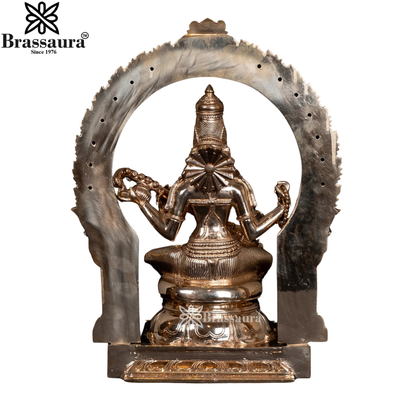Bronze Saraswati Statue Weight 7.2 Kg And Height 13 Inch