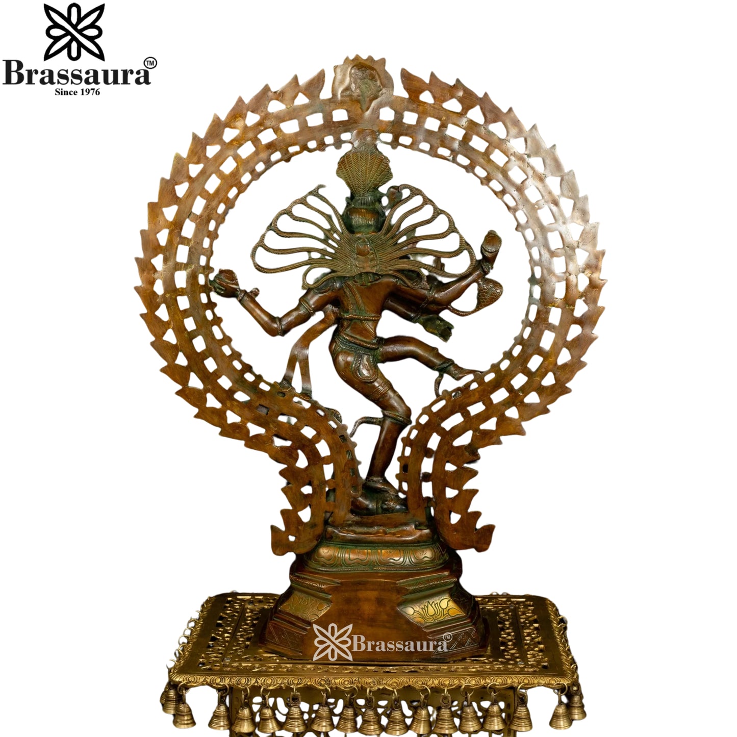 Brass Vintage Dancing Natraj Statue Weight 22 Kg And Height 30 Inch