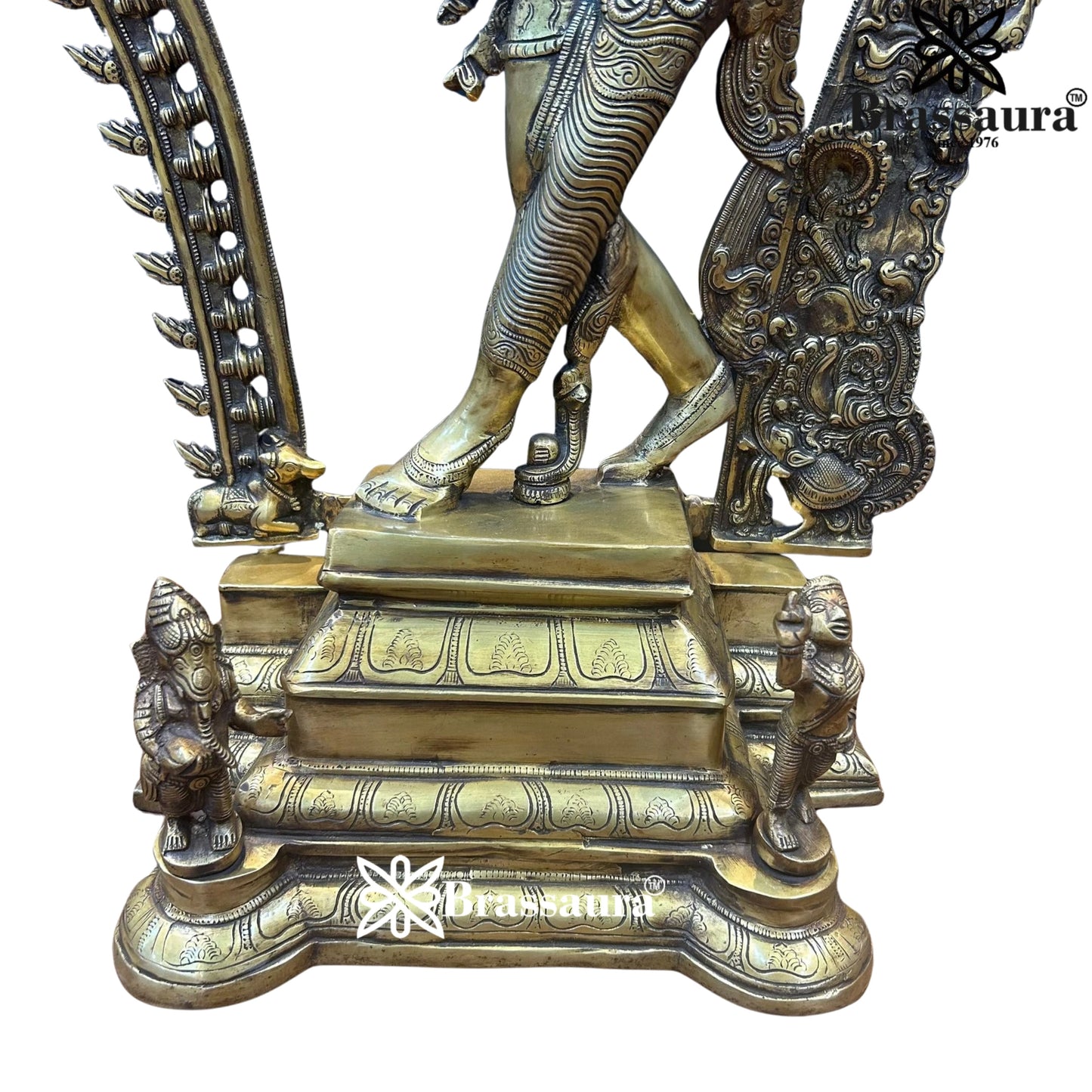 Brass Aardhnareshwar Statue Weight 25 kg & Height 29 Inch