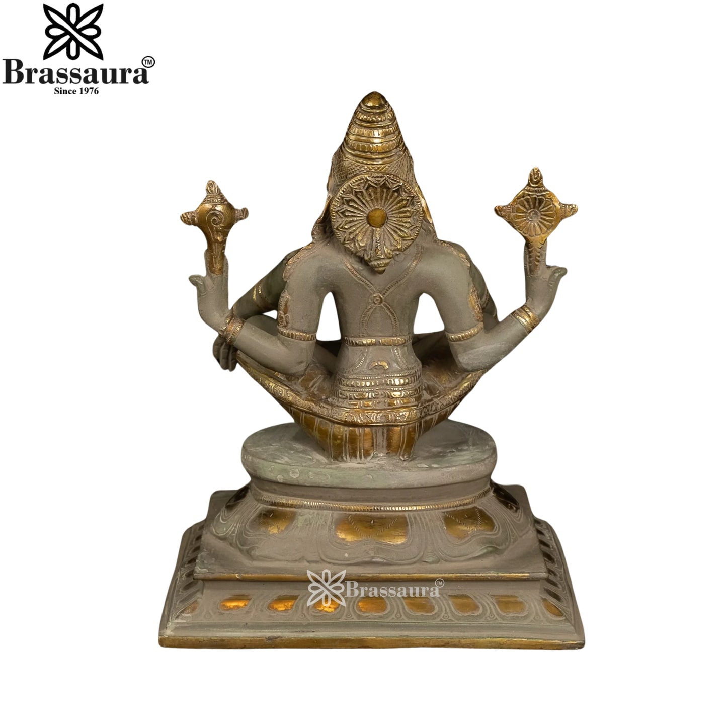 Brass Narasimha Statue Weight 6.24 Kg And Height 10.25 Inch